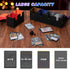 MTG Deck Box for Commander Display,Card Deck Box Fits 100 Double Sleeved Cards, Magic Commander TCG Card Leather Storage Box with 2 Dividers and 1...