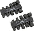NEIKO 10068A Nut Driver Set, For Impact Drill and Driver, 20 Piece, 1/4” Hex Small Nut Driver Bit Set, Metric and Standard, 4-12 mm & 5/32”-1/2”, ...