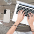 kwmobile Case Compatible with Samsung Galaxy S22 Case - Soft Slim Metallic TPU Silicone Cover - Metallic Silver...