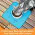 Ptlom 2 Pack Dog Food Mat Non-Slip Dog Bowl Mats for Food and Water, High-Lips Pet Placemat Waterproof Dog Feeding Mat Prevent Messy Spills, Silic...