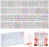 1450 Pieces Letter Beads kit, Acrylic 4x7mm Round Alphabet Beads for Bracelets Making, Letter Beads A-Z Heart Pattern Beads and Number Beads for B...