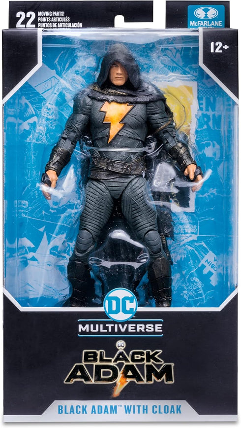McFarlane Toys DC BLACK ADAM MOVIE 7IN FIGURES - BLACK ADAM with Cloak...