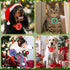 60 Pcs Christmas Dog Collar Flowers Bulk Winter Pet Flower Collar Bow Ties Holiday Dog Accessories Grooming Supplies Puppy Bows Slides Attachment ...