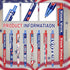 Leinuosen 72 Pieces Vote Pens Bulk Election Supplies Your Vote Matters Gifts for Voters American Flag Ballpoint Pen Souvenirs from USA for Writing...