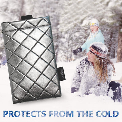 OCEAN Heart Thermal Phone Case,Prevent Lower Temperatures to Extend Battery Life,Drop Protection,Protection for Outdoor Sports...