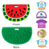 Watermelon Fruit Teethers for Babies BPA Free Freezer Happy Baby Food Teether Infant Toddler Silicone Teething Toy | Fruit Silly Chew Toy...