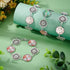 PH PandaHall 10pcs Bracelet Bezel Settings for Jewelry Making, 304 Stainless Bracelet Blank with 22mm Round Cabochon Settings Bezel Tray for Jewel...