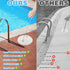 2Pcs Pool Skimmer Hook, Stainless Steel Skimmer Basket Handle Extended Knee Protection Pool Skimmer Basket Hook Tool for Cleaning Swimming Pool De...