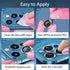 [2 Sets Compatible with iPhone 12 Pro, 12 Mini & iPhone 12 Camera Lens Protector, Tempered Glass Clear Camera Cover Screen Protector Metal Ring Ac...