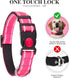 2 Pack Reflective Dog Collar for Small Dogs Girl Boys,Nylon Durable Soft Padded Neoprene Male Female Dog Collars for Medium Puppy Extra Large Dogs...