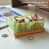 2PCS Small Collapsible Plastic Crates with Lid for Crafts,1Qt(7.5''x4.5''x2.8'') Foldable Mini Storage Organzier Box for Snack,Fruits,Small Items...