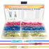 100pcs Heat Shrink Bullet Connectors 22-10 Gauge Quick Disconnect Wire Connectors Female Male Crimp Connectors Waterproof Electrical Butt Terminal...