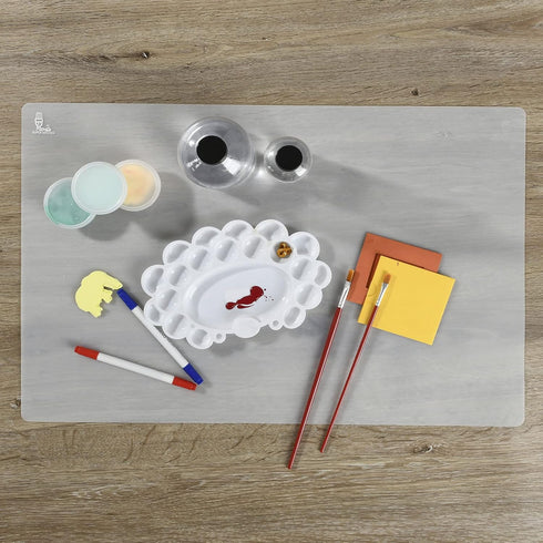 Thick Silicone Counter Mat Large 23.4"by15.6", Heat Resistant Mat for Kitchen Table/Countertop Protector/Non Stick Pastry Baking Mat Placemats, Si...