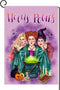 Sunwer Hocus Pocus Garden Flag Halloween Sanderson Sisters Amuck Party Decoration Outdoor Front Lawn Yard Patio Decor Supply- 12.5×18''...