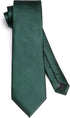 HISDERN Ties for Men Solid Tie Handkerchief Set Classic Woven Silk Business Polka Dot Mens Ties Necktie Wedding Party...