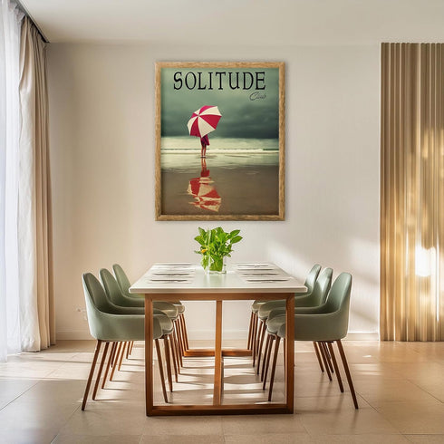 Posterizer 1 pcs-Solitude Magazine Inspired Trendy Retro Poster-Landscape & Nature Art-Gifts for Women-Living Room Bedroom Decor- unframed wall ar...
