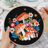 Louise Maelys Mushroom Embroidery Kits for Beginners with Art Night pattern,Adults Starter Cross Stitch Kit DIY Needlepoint Kits......