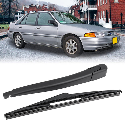 X AUTOHAUX Rear Windshield Wiper Blade Arm Set for Ford Fiesta MK6 11-18...
