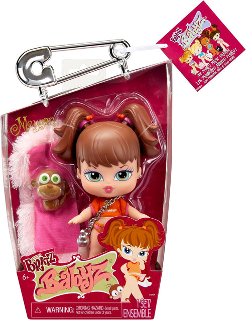 Bratz Babyz Meygan Collectible Fashion Doll with Real Fashions and Pet...
