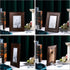 4 Pieces Picture Frame Stand Easel Back Stand Set Iron Picture Easel Stands Back Photo Easels with 20 Pieces Screws and Screwdriver for Photos Pic...