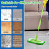 Baderke 4 Pcs Mop Pads Refills Compatible with Swiffer Sweeper (Mop is Not Included) Reusable Mop Pads Washable Wet and Dry Flat Mop Cover (Green,...