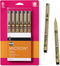 SAKURA Pigma Micron Fineliner Pens - Archival Black Ink Pens - Pens for Writing, Drawing, or Journaling - Black Ink - 03 Point Size - 6 Pack...