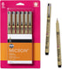 SAKURA Pigma Micron Fineliner Pens - Archival Black Ink Pens - Pens for Writing, Drawing, or Journaling - Black Ink - 03 Point Size - 6 Pack...