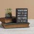 Primitives by Kathy Wooden Box Sign - Funny Bathroom Sayings, Wall Art/Home Decor, Farmhouse Style, Housewarming Gift, 4x5 IN...