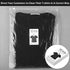 Zonon 100 Pieces Black T-Shirt Washing Instructions Cards Shirt Care Instructions Cards with Shirt Graphic Customer Direction Cards Clothing Packa...