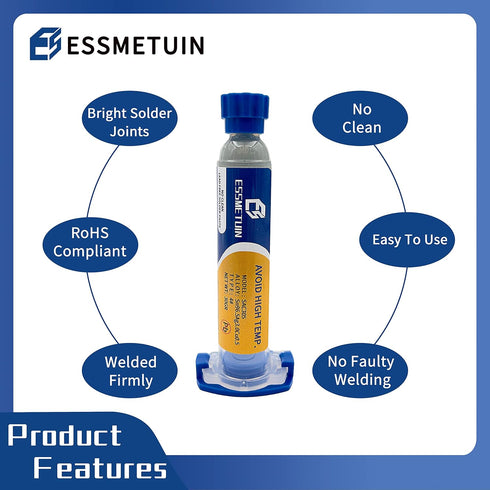 Lead-Free Solder Paste, No-Clean High Thermal Conductivity And Conductivity Tin Paste For Cell Phone PCB/IC/BGA/SMD CPU Repairing(SAC305,30G)...