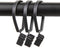 Rod Desyne Curtain Pivot Rings for 1-Inch Rod, Black, Set of 10...