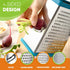 Spring Chef Handheld Stainless Steel XL Parmesan Cheese Grater with Handle - 4 Sided Metal Box Grater for Kitchen - Dishwasher Safe Potato Shredde...