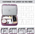 Travel Cable Organizer Bag, Electronic Accessories Case Portable Double Layer Cable Storage Bag for Cord,phone,Charger, Flash Drive, Phone, SD Car...
