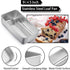 TeamFar Loaf Pan, 9¼” × 5” Bread Loaf Pan Meatloaf Pan Stainless Steel for Baking Bread Cake Toast, Healthy & Durable, Dishwasher Safe & Easy Clea...