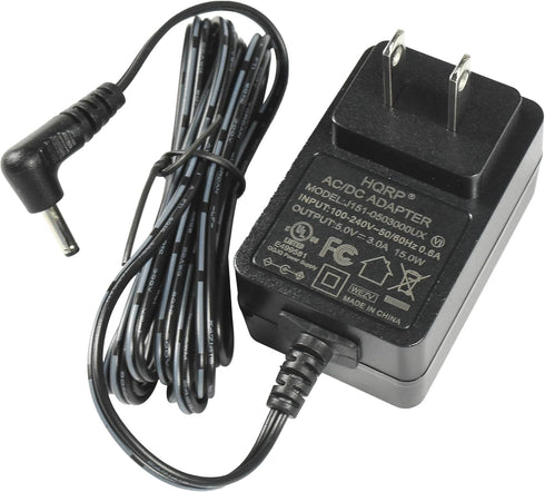 HQRP 5V AC Adapter Compatible with VIZIO SB2920-C6 29-Inch 2.0 Channel Sound Bar Power Supply Cord Adaptor SB2920C6 Simsukian SK01G-0500100U + Eur...