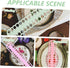 5pcs Plastic Storage Tool - Thread Board Holder - Floss Winding Bobbins - Needlework Card for Craft DIY Sewing - Essential Cross Stitch Hoop - Thr...