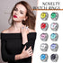 10 Pcs Finger Watches Set Adjustable Ring Watch for Women and Men Creative Elastic Round Quartz Finger Ring Watches...