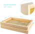 Wooden Picture Frames 8x10 Inch with Real Glass - Set of 2-100% eco Unfinished Wood - Thick Borders - Natural Wood Color for Wall mounting and Tab...