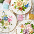 Maydear 3 Pack Embroidery Starter Kit with Pattern, Stamped Cross Stitch Kits for Beginners Adults with Embroidery Hoop and Instructions, Hand Emb...