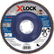 BOSCH FDX2750080 1-Piece 5 In. X-LOCK Flap Disc 80 Grit Compatible with 7/8 In. Arbor Type 27 for Applications in Metal Blending and Grinding...
