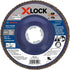 BOSCH FDX2750080 1-Piece 5 In. X-LOCK Flap Disc 80 Grit Compatible with 7/8 In. Arbor Type 27 for Applications in Metal Blending and Grinding...