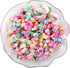 100pcs Mixed Polymer Clay Spacer Beads for Women Jewelry Making DIY Bracelet Necklace Hair Clip Accessories (Candy)...
