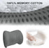 Lumbar Support Pillow, Ergonomic - Memory Foam Lumbar Support Pillow for Lower Back Pain Relief for Car Seats, Office Chairs, Gaming Consoles, Sof...