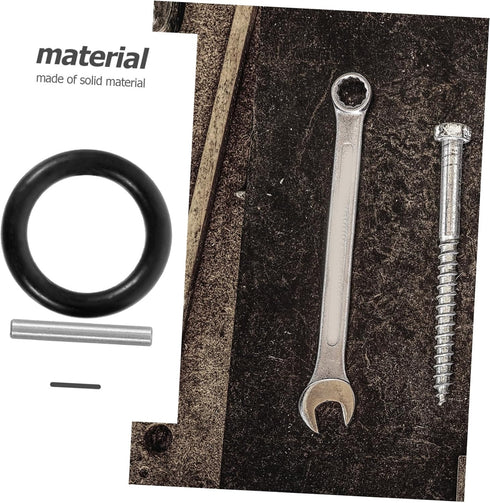 6 Sets Pin and Ring Lock Ring Wrench Ring Drive Socket Retainer Ring Socket Retainer with O-ring Ring Clips Retaining Rings Drive Retainer Pin Ele...