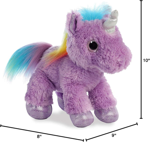Aurora® Enchanting Sparkle Tales™ Electra Unicorn™ Stuffed Animal - Magical Adventures - Endless Play - Purple 12 Inches...
