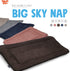 WEST PAW Big Sky Nap Flat Dog Mat with IntelliLoft Fiber and Fill Durable Lightweight Mat for Dogs and Cats, Made in USA, Chocolate, X-Small...