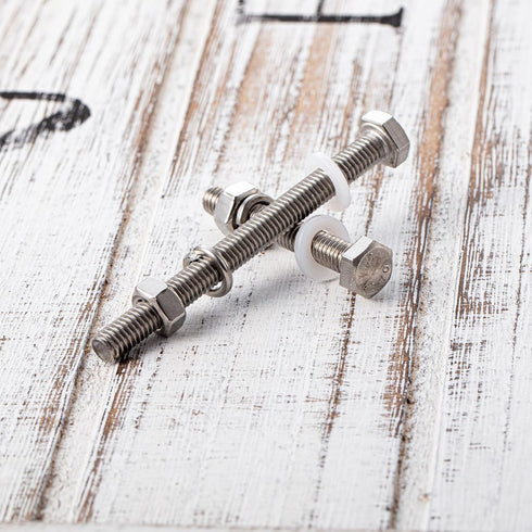 16 Pcs 304 Stainless Steel U Channel Sign Post Attachment Kit Sign Mounting Hardware Road Sign Hardware 2-3/4" and 1-1/2" Sign Post Mounting Bolts...