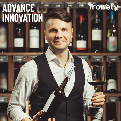 Aerators For Wine - Hawk-Bill Shape for Easy, No Drip Wine Aerator Pourer - Unique Built-In Aerator System for Fast Decanting - Can Fit Most Bottl...