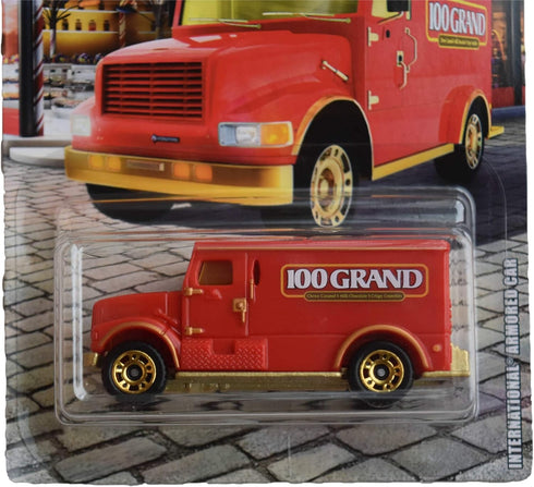 Matchbox Candy Themed die cast (International Armored Car, red)...