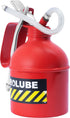 PROLUBE 41430 Steel PT-Type Oil Can, 200ml in Red, Includes 5 Rigid and 6 Flexible Spouts...